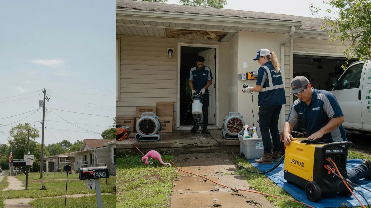 Storm Damage Water Removal in New London, TX near me